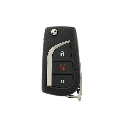 2017-2018 Toyota Corolla / 3-Button Remote Flip Key / PN: 89070-12C20 / HYQ12BFB (H CHIP) - ZIPPY LOCKS
