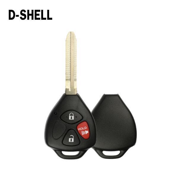 Toyota / Pontiac / Scion 2005 - 2014 / 3-Button Remote Head Key Shell - ZIPPY LOCKS