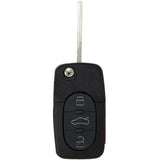 Audi 1997 - 2005 4 Btn Flip Key Remote - FCC ID: MYT8Z0837231 (231M) - ZIPPY LOCKS