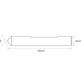Universal Grade Carbide 0.8mm (80°) Tracer Point (RAISE) - ZIPPY LOCKS