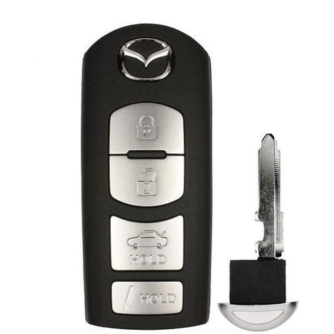 2014-2019 Mazda / 4-Button Smart Key / PN: GJY9-67-5DY / FCC: WAZSKE13D01 - ZIPPY LOCKS