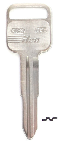 1998-2011 Chevrolet, Geo, GMC, Isuzu B65 / X184 Mechanical Key - ZIPPY LOCKS
