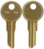 Y11 (9114,O1122) Yale, HON File Cabinet or Office Key (JMA YA-44DE) Brass - ZIPPY LOCKS