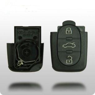 1997-2006 Audi 4 Btn Flip Key Remote (SHELL) - ZIPPY LOCKS