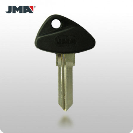 BMW X59 / BW7 Motorcycle Key - PLASTIC HEAD (JMA BM-HB.P1) - ZIPPY LOCKS