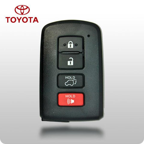 Toyota 2014-2017 Highlander 4-Btn Smart Key w/ Insert Blade - FCC ID: - ZIPPY LOCKS