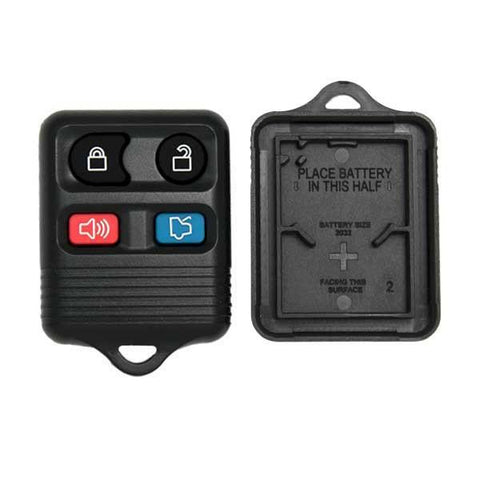 Ford 4 Button Remote (Shell) with Pad - ZIPPY LOCKS