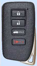 2014-2018 Lexus / HYQ14FBA (A&G) / 4-Button Proximity Remote w/ Insert Key - ZIPPY LOCKS