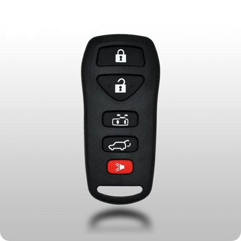 Nissan 5-Button Remote Shell with Rubber Pad - ZIPPY LOCKS