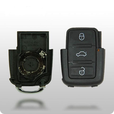 VW 1998-2010 4-Button Remote Shell (SQUARE BUTTONS) - ZIPPY LOCKS