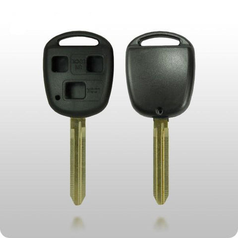 Toyota 3-Button Remote Head Key Shell - Old Style - TR47 Blade - ZIPPY LOCKS