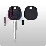 Toyota Transponder Key (SHELL) - TOY57 Style - ZIPPY LOCKS